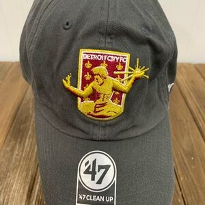 47 Brand Fenway Park Collection Dark Gray Cap Detroit Football Club